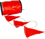 Orange Bunting Flag Line on Reel - view 2