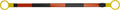 Retractable ABS Cone Bar - Orange/Black - view 1
