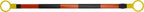 Retractable ABS Cone Bar - Orange/Black - view 1