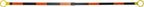 Retractable ABS Cone Bar - Orange/Black - view 2