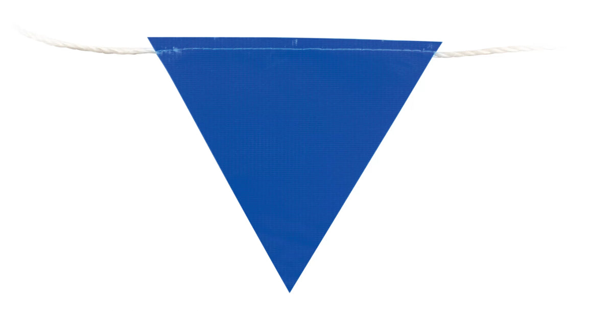 30mtr Blue Bunting Flags | Site Zoning | Uniform Safety Signs