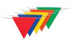 30mtr Multi Coloured Bunting | Site Zoning | Uniform Safety Signs