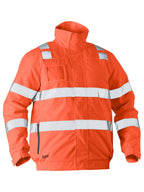 Taped Hi Vis Wet Weather Bomber Jacket - view 2