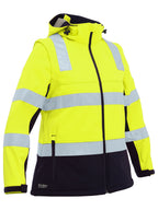 Women's Taped Two Tone Hi Vis 3-in-1 Soft Shell Jacket - view 1