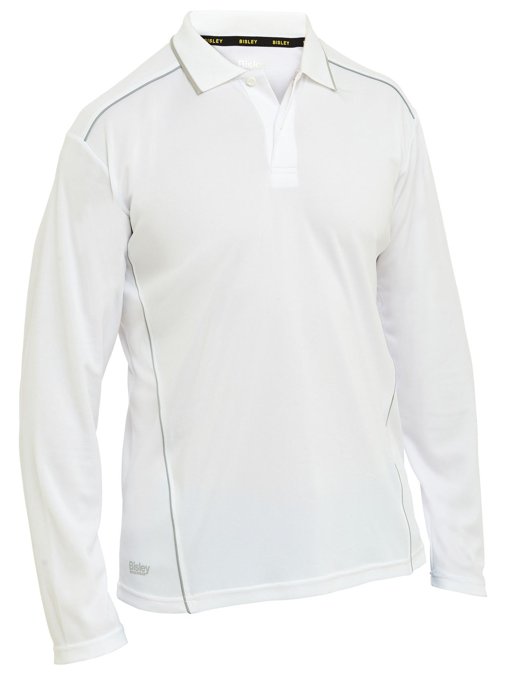 Cool Mesh Polo with Reflective Piping - view 4