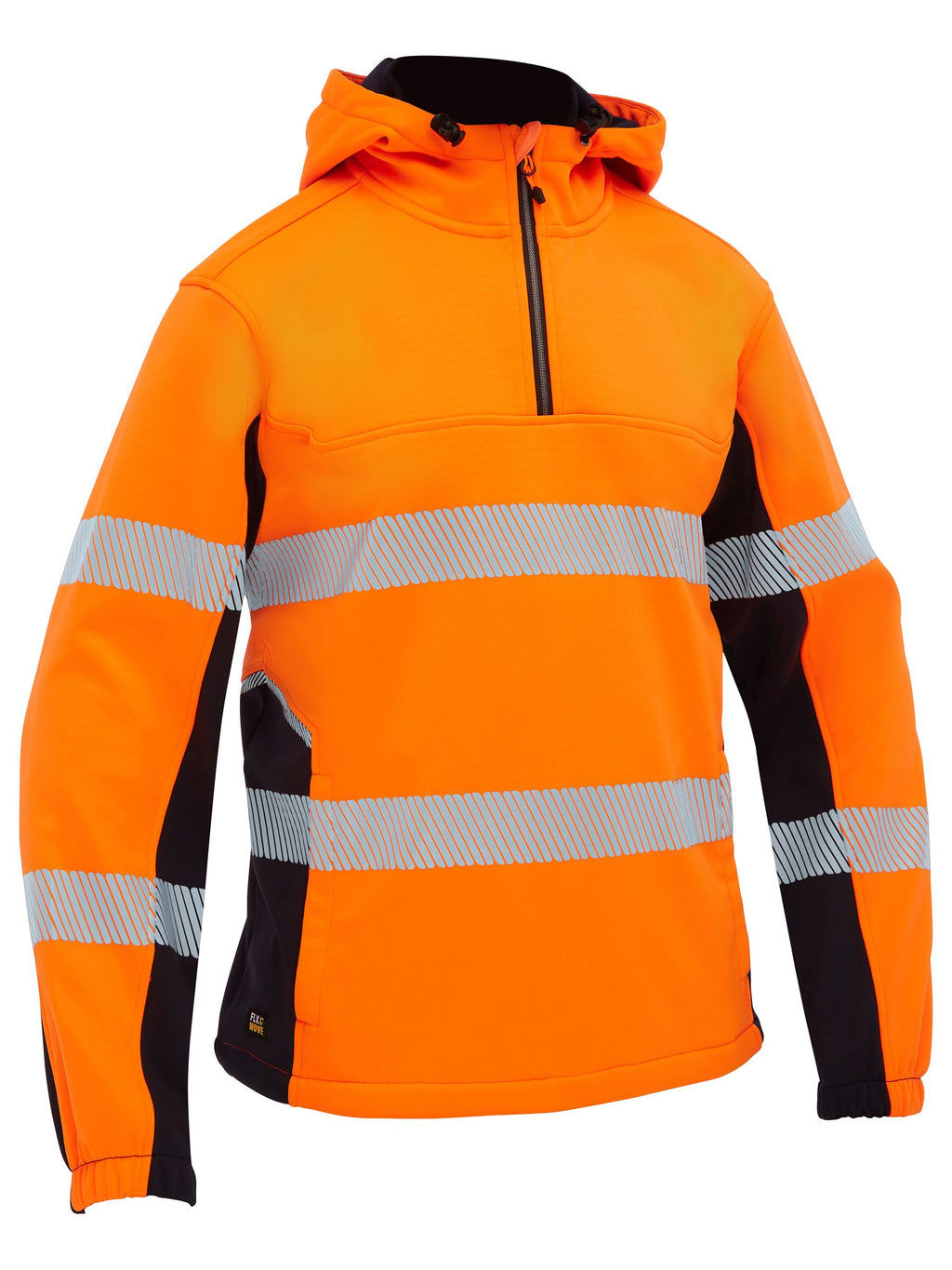 Hi Vis Liquid Repellent Fleece Hoodie - view 2