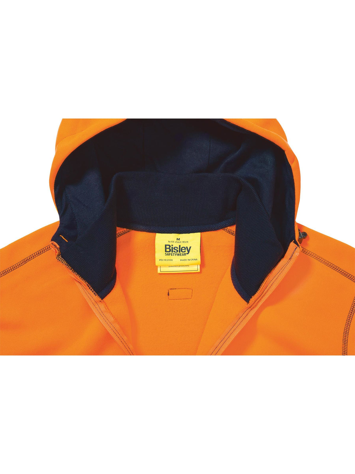 Hi Vis Zip Front Fleece Hoodie - view 2