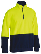 Hi Vis Polar Fleece Zip Pullover - view 1