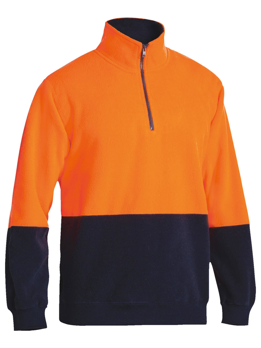 Hi Vis Polar Fleece Zip Pullover - view 2
