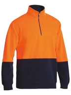 Hi Vis Polar Fleece Zip Pullover - view 2