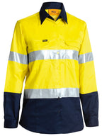 Women's Taped Hi Vis Cool Lightweight Drill Shirt - view 1
