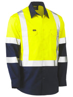 X Taped Biomotion Two Tone Hi Vis Lightweight Drill Shirt - view 1