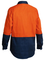 Hi Vis Closed Front Drill Shirt - view 2