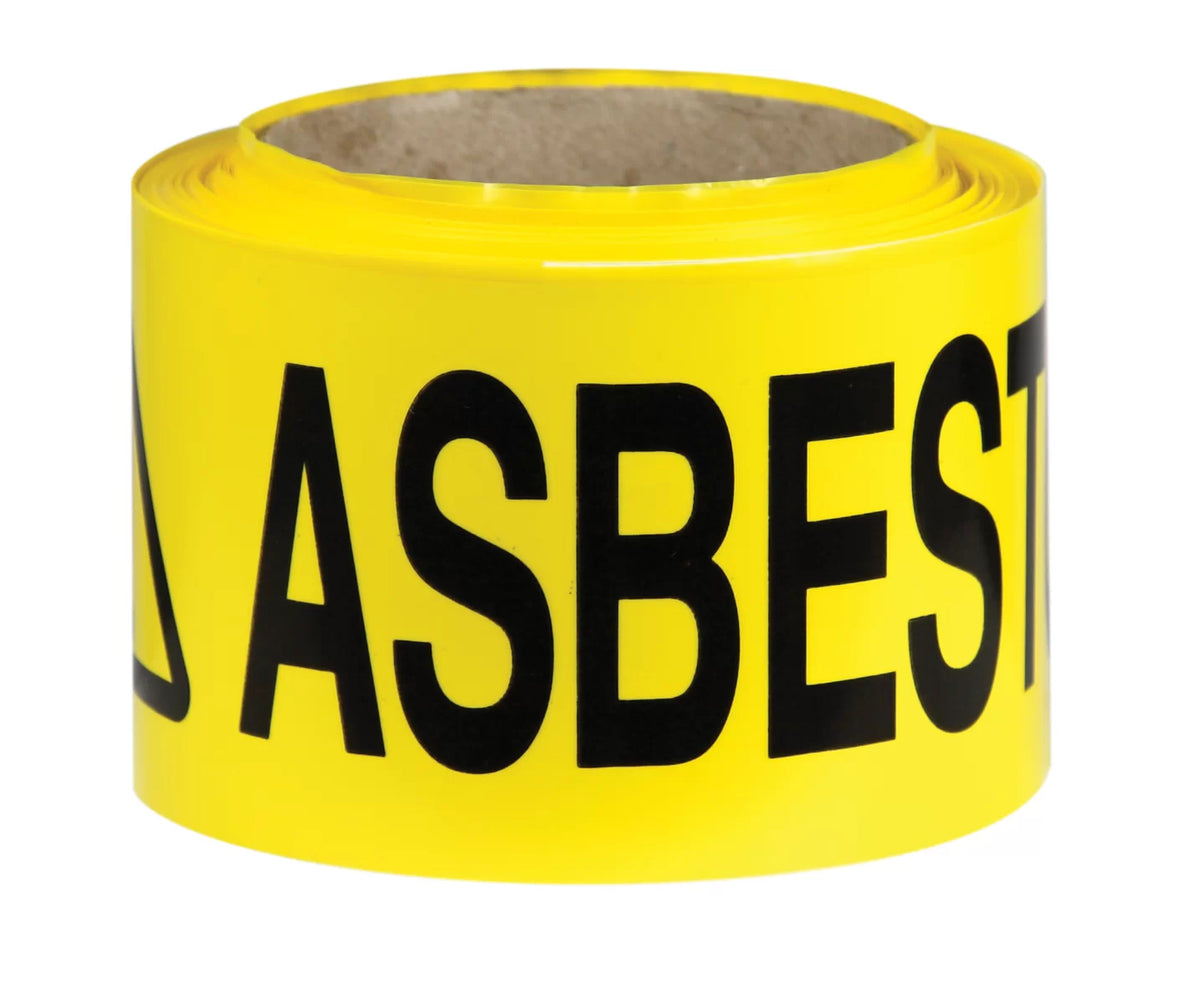 Caution Asbestos Barrier Tape | Site Hazard Zones | Uniform Safety Signs