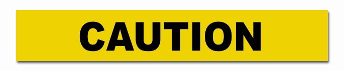 Barricade Tape Caution Black on Yellow - view 2