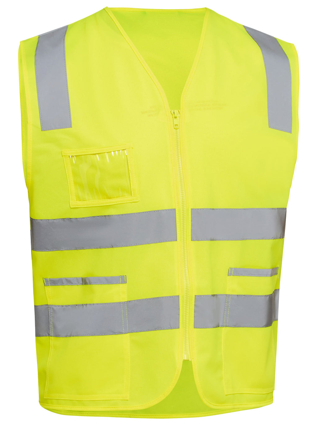 Taped Hi Vis Safety Zip Vest - view 1