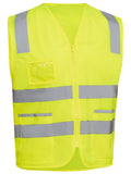 Taped Hi Vis Safety Zip Vest - view 1