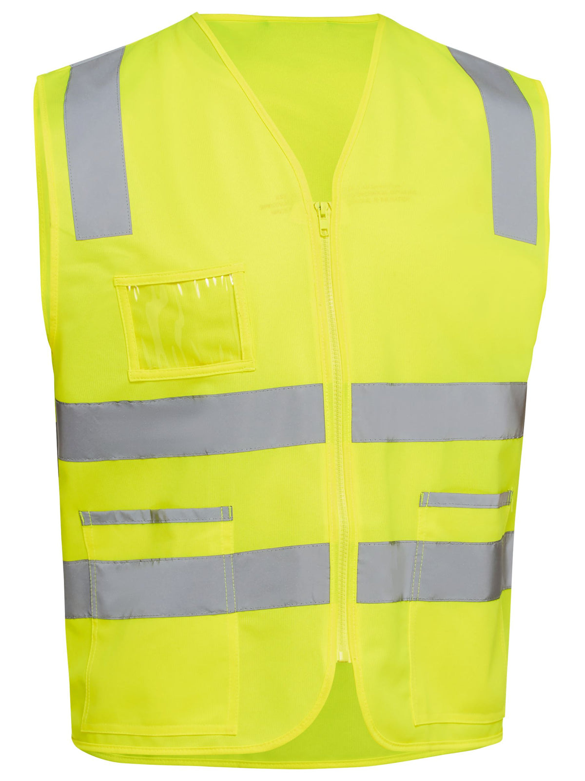 Taped Hi Vis Safety Zip Vest - view 1
