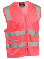 Taped Hi Vis Safety Zip Vest - view 3