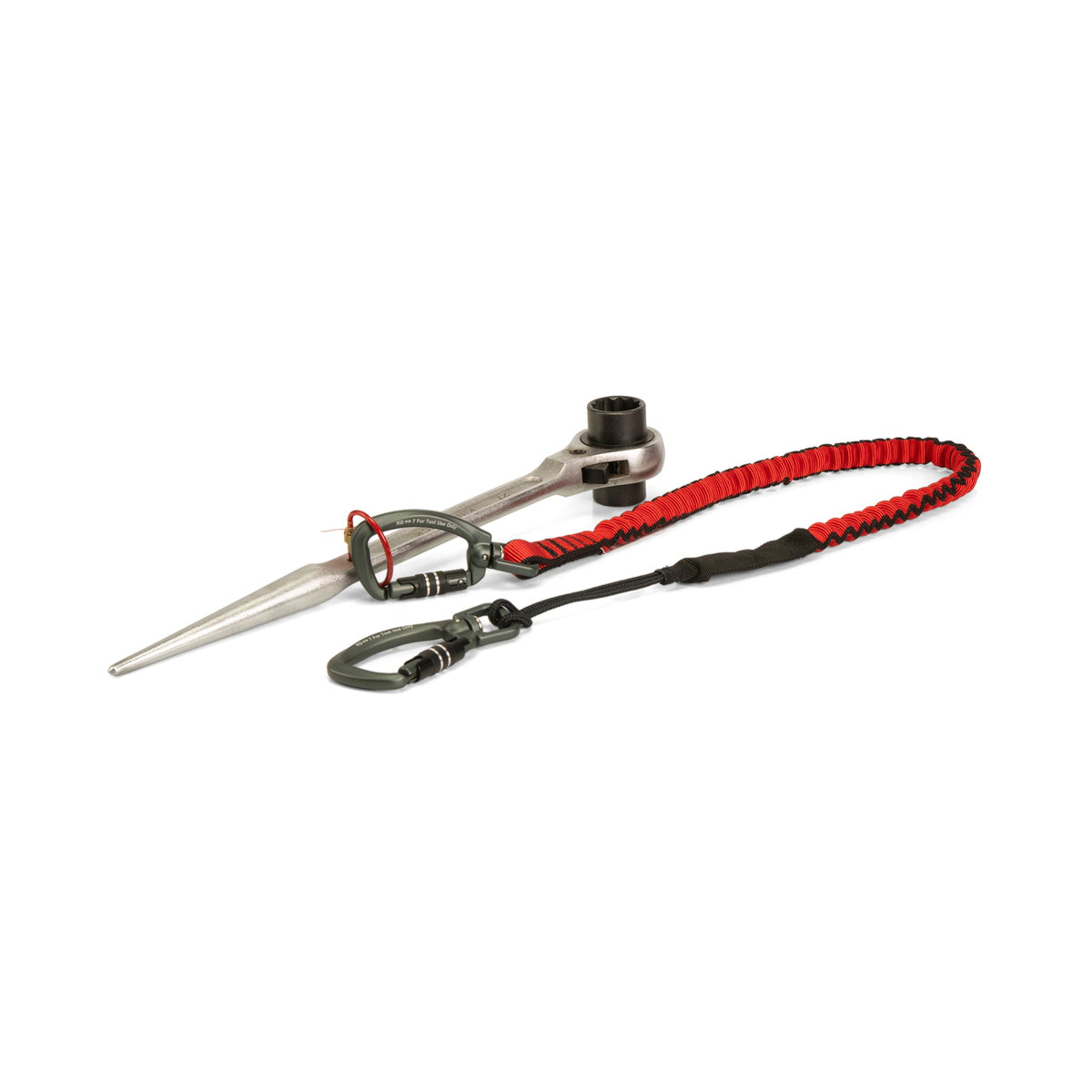 GRIPPS Bungee Tether Two Dual-Action Swivel Carabiners - 7.0kg
