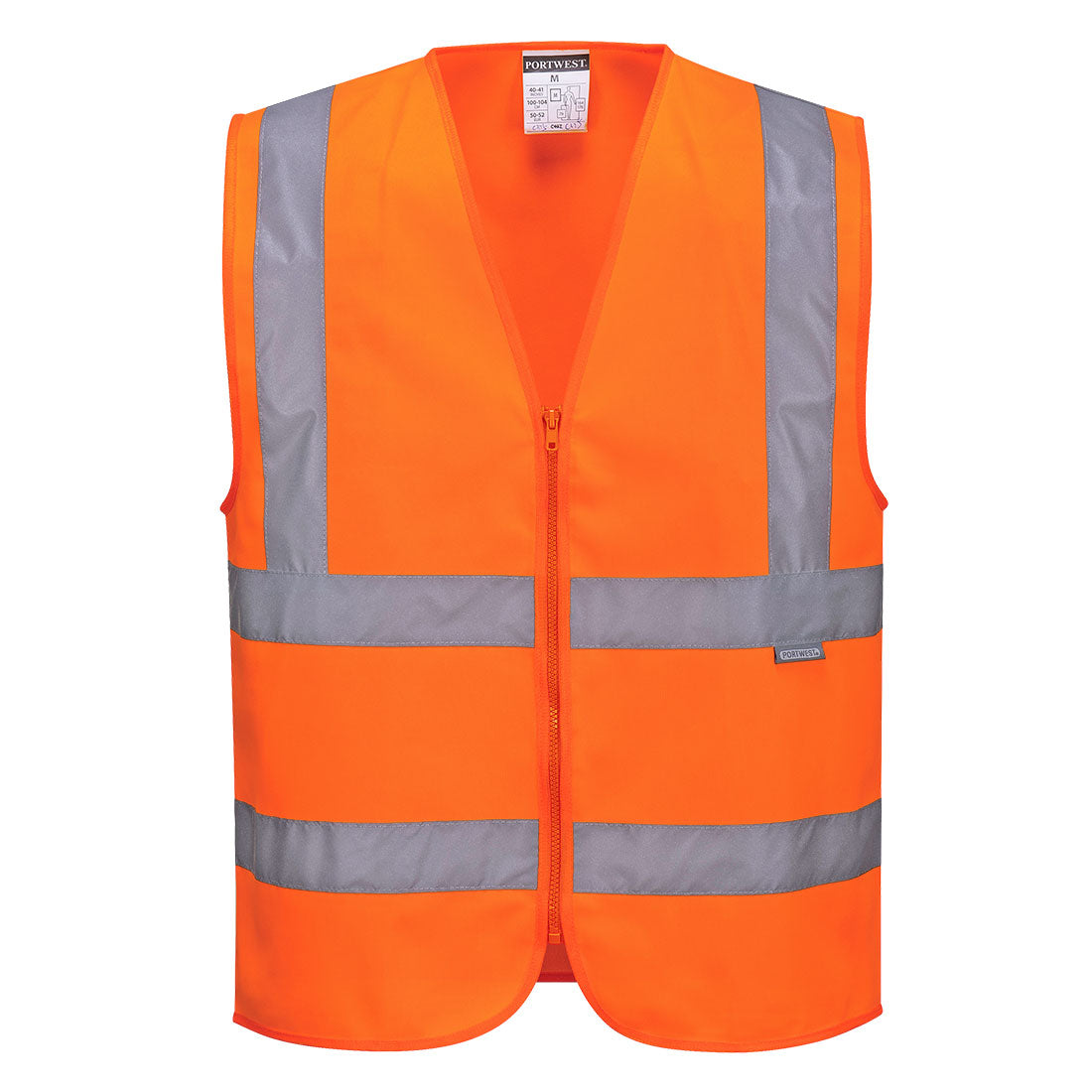Hi-Vis Zipped Band and Brace Vest - view 1
