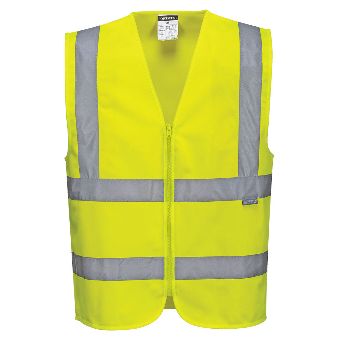 Hi-Vis Zipped Band and Brace Vest - view 3