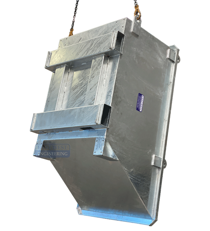 2000kg Working Load Limit Crane Bin | Industrial Materials | East West Engineering, view 3