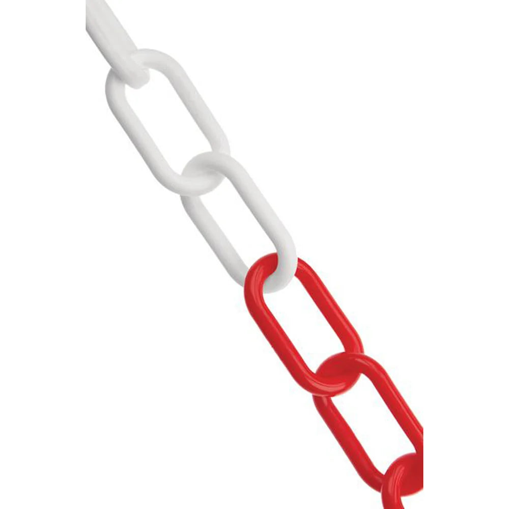 Red and White Plastic Chain | Crowd Control | Team Systems, view 2