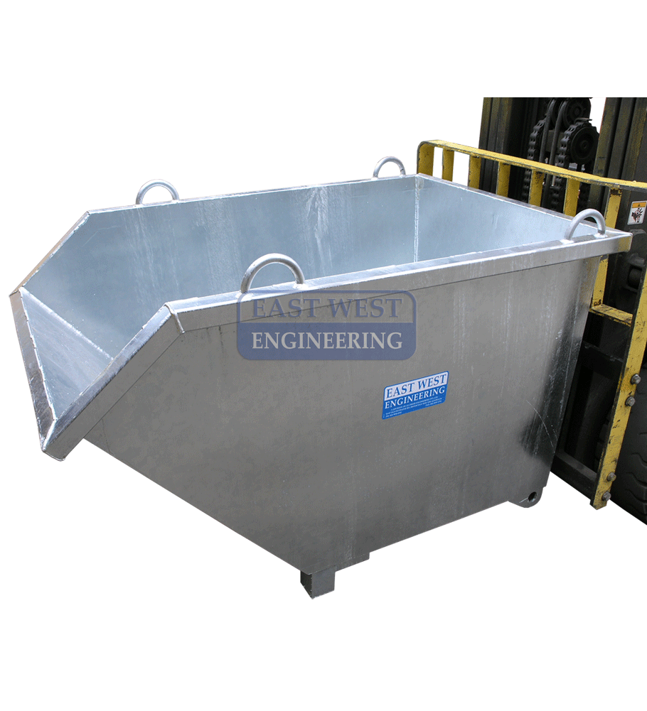 1500 kg Working Load Self Dumping Bin | Industrial Waste | East West Engineering