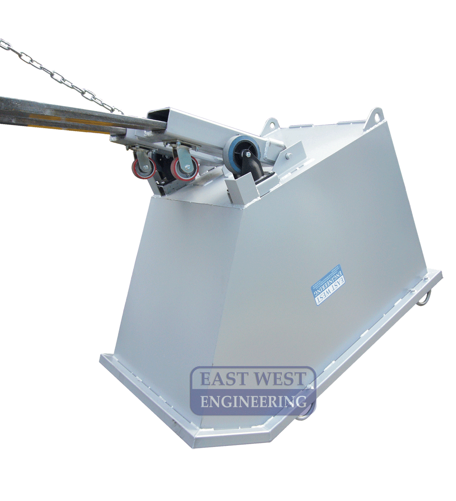 1500 kg Working Load Self Dumping Bin | Industrial Waste | East West Engineering, view 2