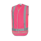 Pink Day/Night Taped Safety Vest | Class D/N Hi-Vis