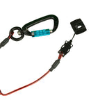 GRIPPS Coil E-Tether With Dual Locking Carabiner & E-Catch (10 Pack)