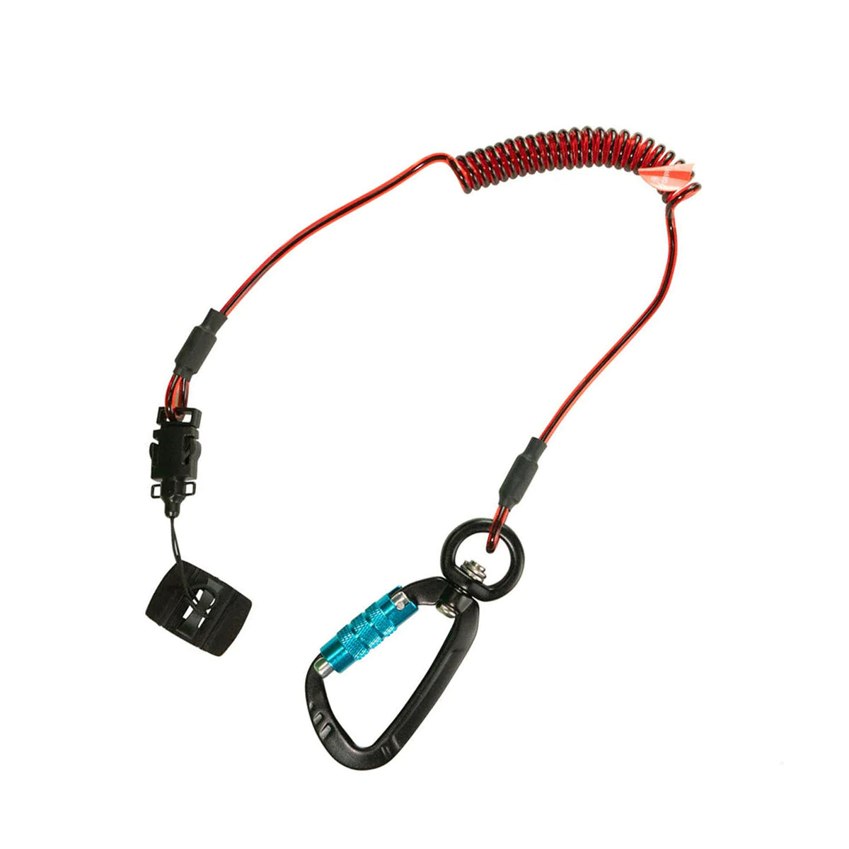 GRIPPS Coil E-Tether With Dual Locking Carabiner & E-Catch (10 Pack)