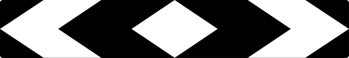 Aluminium Bi Directional Hazard Marker | Roadworks | Uniform Safety Signs