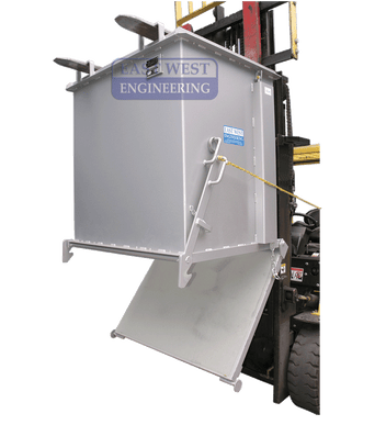 1000 kg Load Limit Drop Bottom Bin | Industrial Storage & | East West Engineering