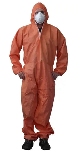 Type 5/6 Orange SMS Coveralls | Asbestos & Powder Work | ATS Global