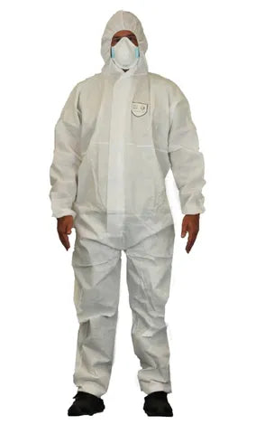 Type 5/6 White SMS Coveralls | Asbestos & Powder Work | ATS Global