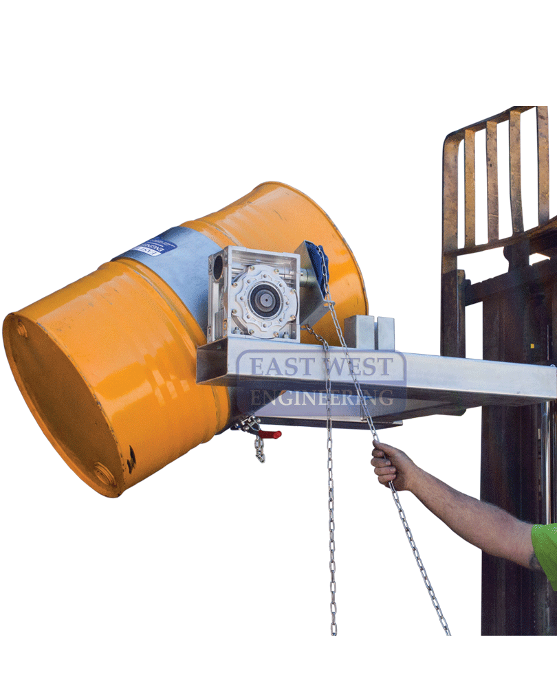 400KG SWL Drum Rotator | Industrial Materials Handling | East West Engineering, view 2