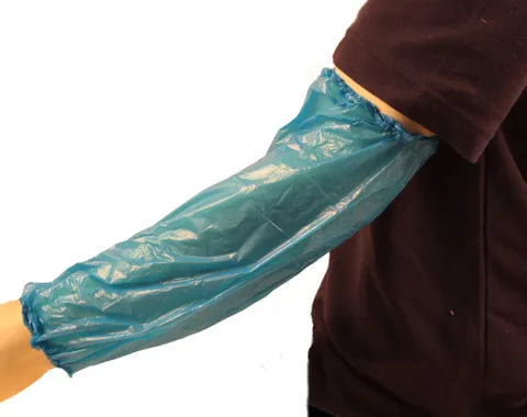 Blue 40cm PE Sleeve Covers | Food Processing | ATS Global