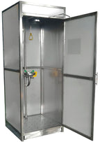 Enclosed Stainless Steel Decontamination Shower and Eye Wash Booth - view 2