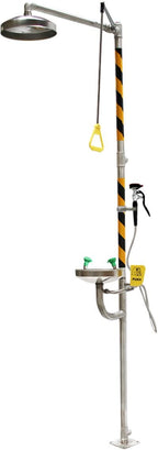 Enclosed Stainless Steel Decontamination Shower and Eye Wash Booth - view 3