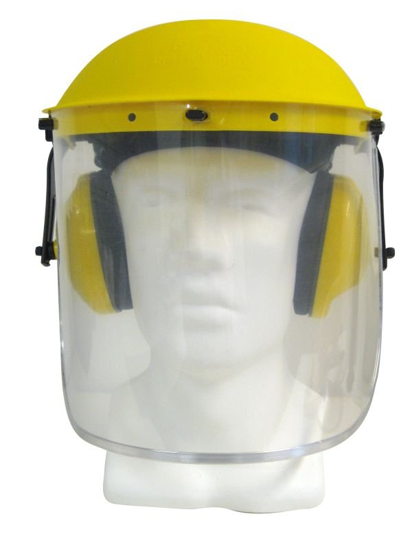 Clear Faceshield and Earmuff Assembly - view 2