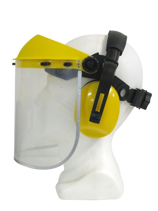 Clear Faceshield and Earmuff Assembly - view 3