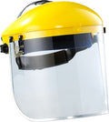 Yellow Brow Guard with Clear Visor