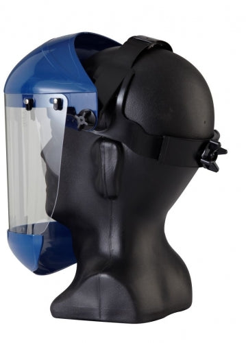 Clear Faceshield with Chinguard - view 2