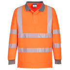 Eco Hi-Vis Long Sleeve Polo Shirt 6 Pack - view 1