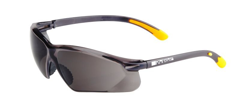 KANSAS Safety Glasses with Anti-Fog Smoke Lens