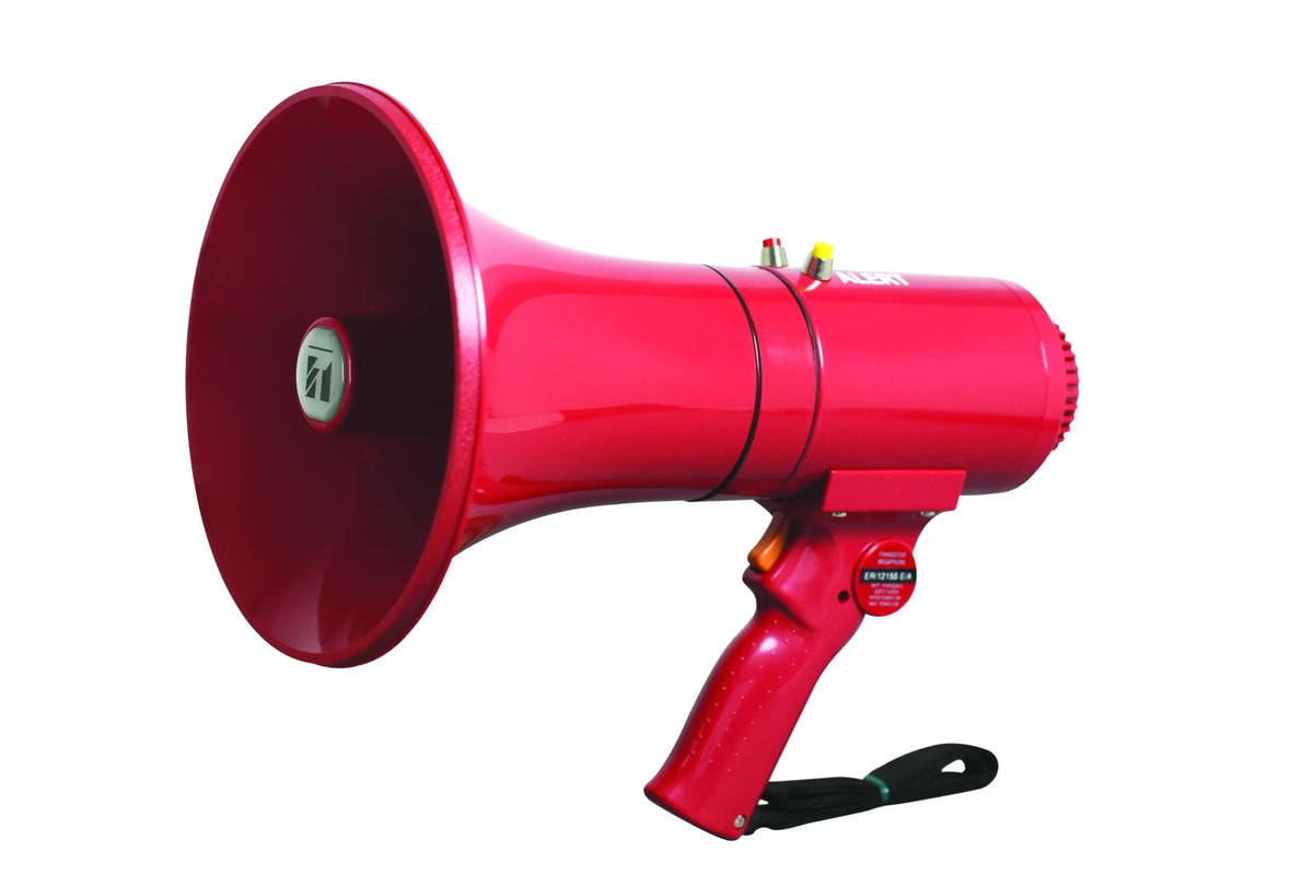 15W Siren Handheld Megaphone | Site Coordination | Uniform Safety Signs