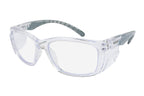 Safety Glasses - Matte Black Frame - Smoke Lens - view 4
