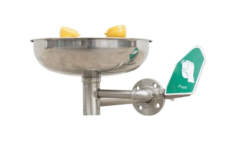 Stainless Steel Wall Mounted Eye Wash Unit - view 1
